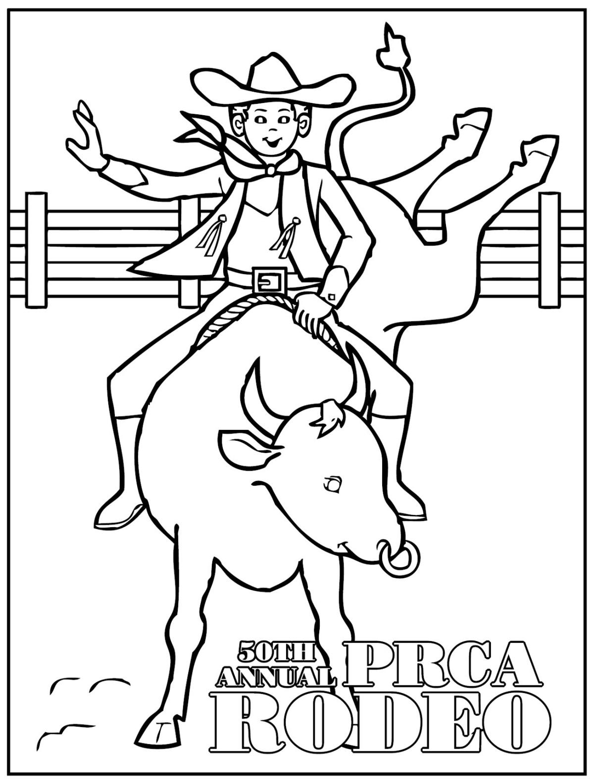 Prca rodeo coloring contest