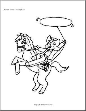 Coloring pages rodeo