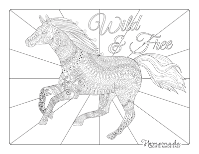 Best horse coloring pages for kids adults free printables