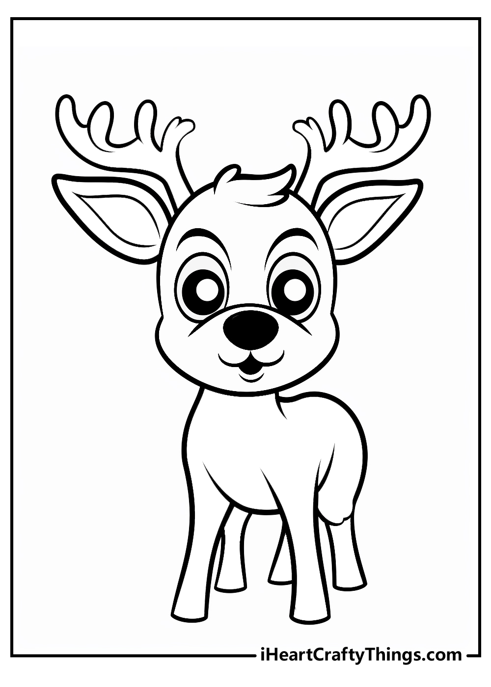 Rudolph coloring pages free printables