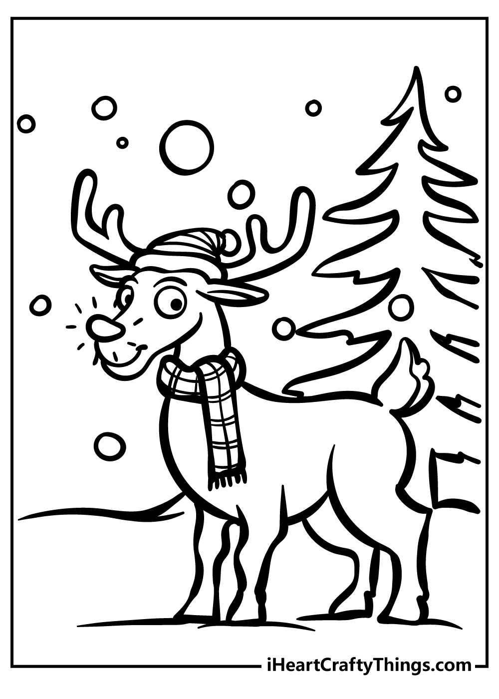 Rudolph coloring pages free printables