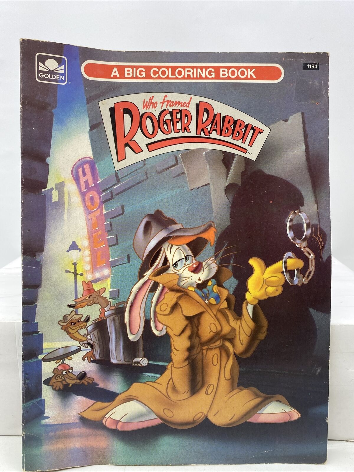 Rare who framed roger rabbit coloring story book golden s jessica weasels