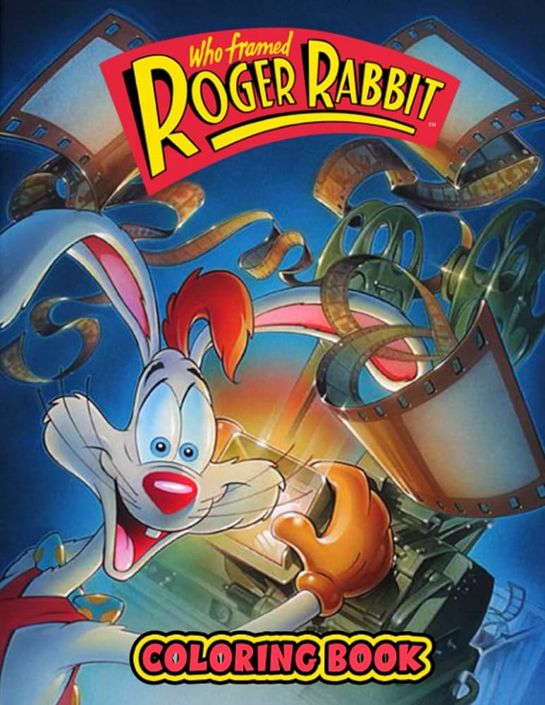 Who framed roger rabbit coloring book coloring pages a beautiful coloring book with various who framed roger rabbit illustrations for relaxation and stress relief by george abeer