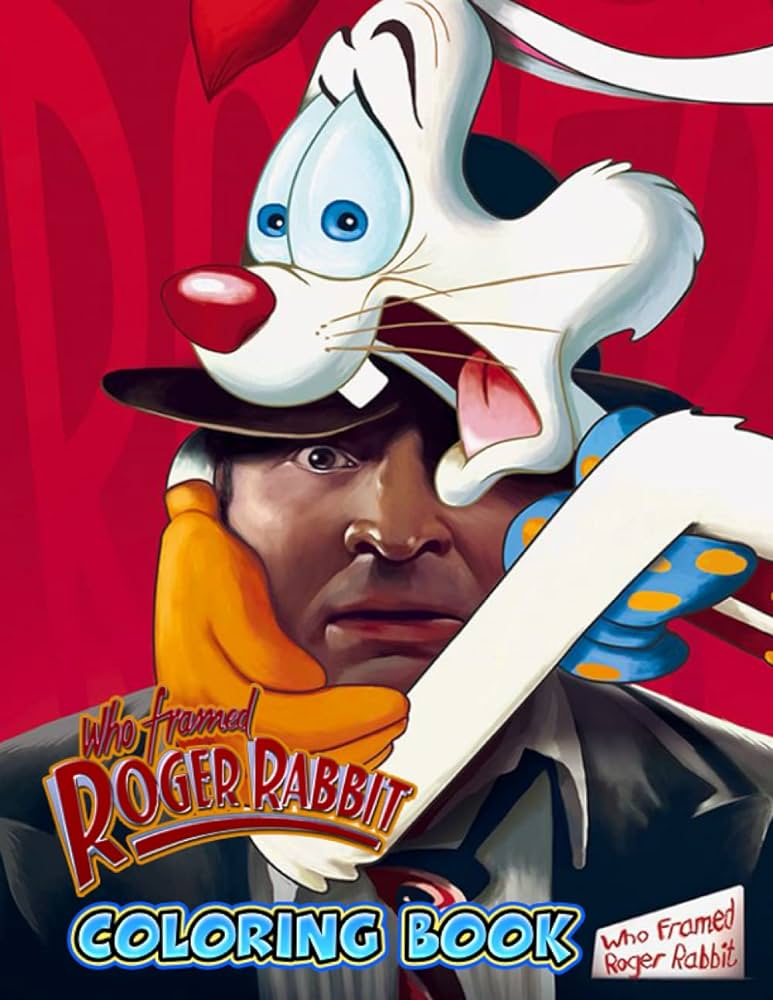 Who framed roger rabbit coloring book coloring pages a beautiful coloring book with various who framed roger rabbit illustrations for relaxation and stress relief by george abeer