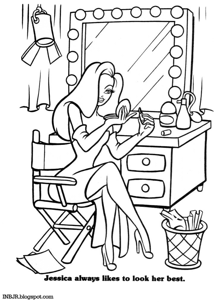 Who framed roger rabbit coloring pages printable for free download