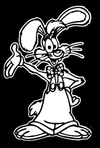 Roger rabbit cartoon decal stickers