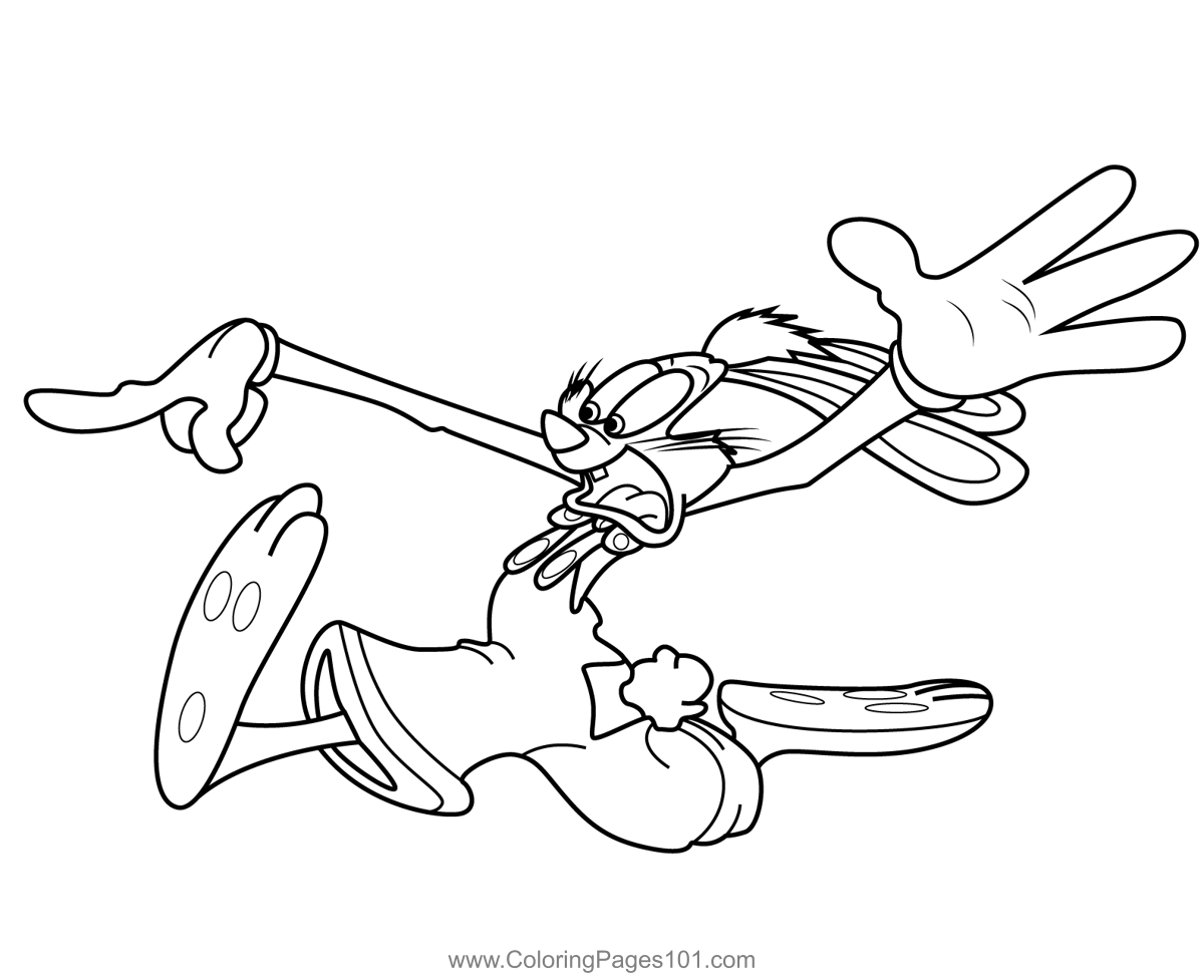 Roger rabbit coloring page coloring pages roger rabbit coloring pages for kids