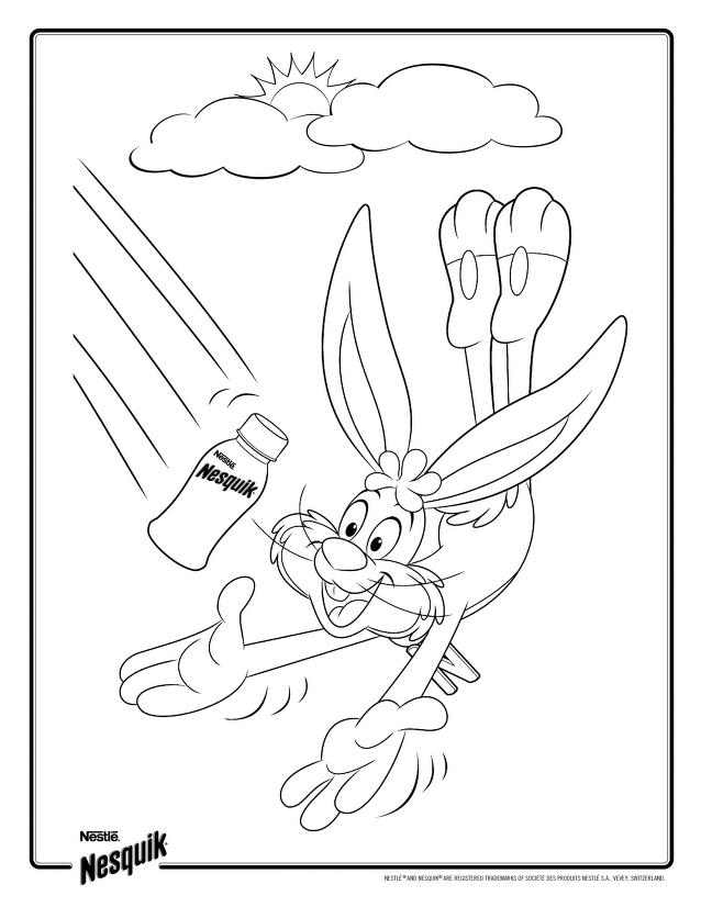 Nesquik coloring pages crayola free download borrow and streaming internet