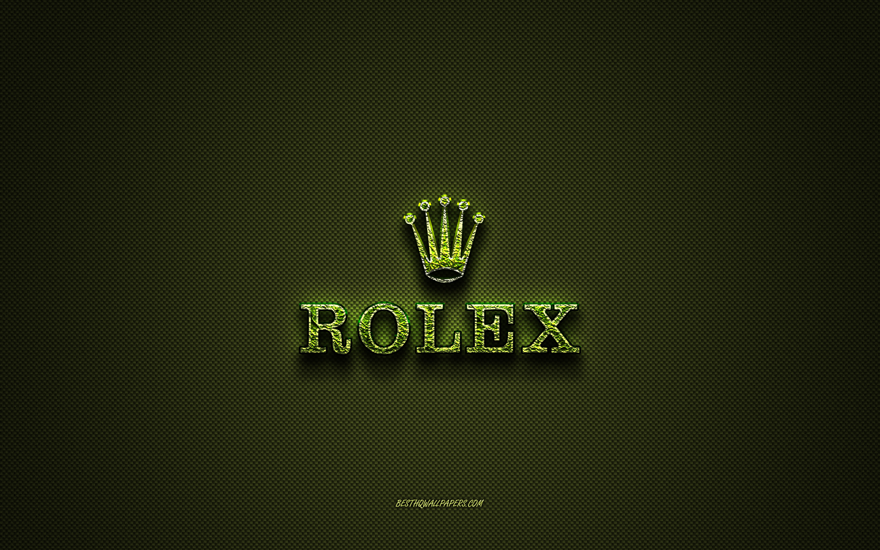 Download wallpapers rolex logo green creative logo floral art logo rolex emblem green carbon fiber texture rolex creative art for desktop with resolution x high quality hd pictures wallpapers