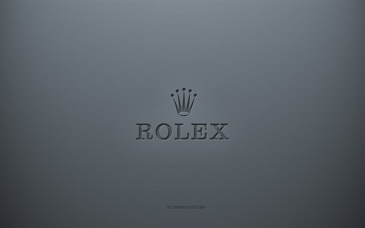 Download wallpapers rolex logo gray creative background rolex emblem gray paper texture rolex gray background rolex d logo for desktop free pictures for desktop free