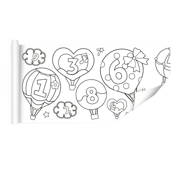 Dengmore childrens drawing roll graffiti picture scroll can be attached to the wall painting paper to draw childrens graffiti picture scroll