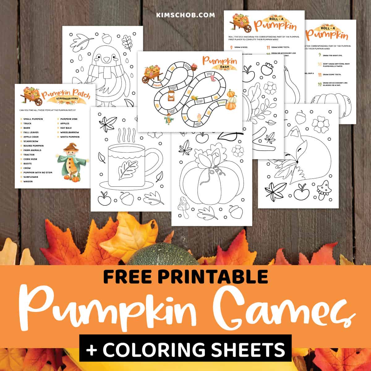 Free pumpkin printables