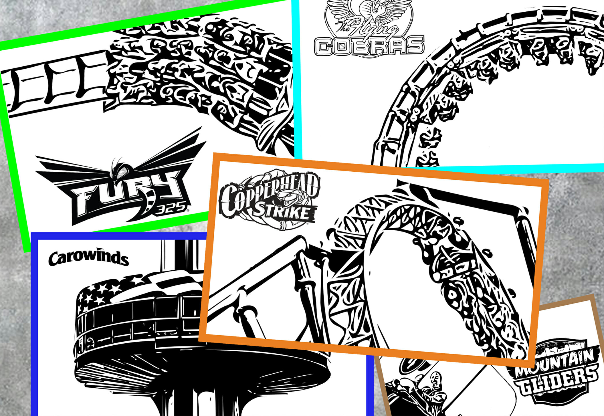 Carowinds offers downloadable coloring pages for kids â coaster nation