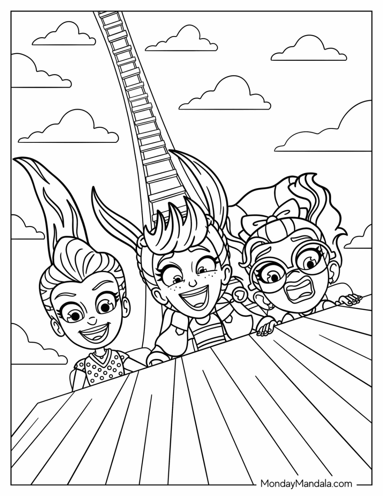 Polly pocket coloring pages free pdf printables