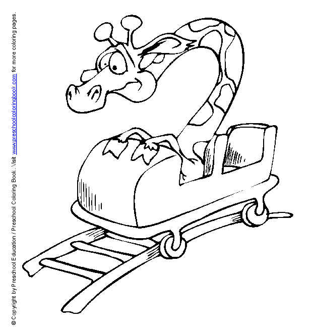 Www amusement park coloring page