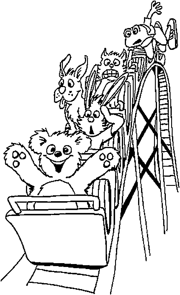 Rollercoaster art coloring pages free coloring pages cars coloring pages