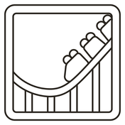 Roller coaster emoji coloring page free printable coloring pages