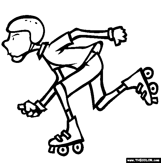 Roller skates coloring page free roller skates online coloring