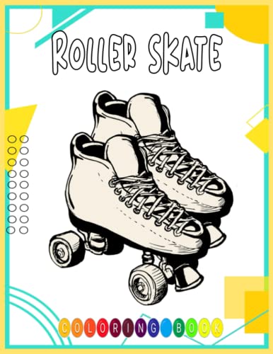 Roller skate coloring book coloring pages for all kids all ages all genders by omrani