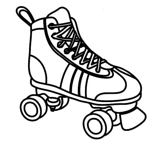 Roller skate malvorlagen