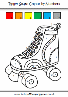 Roller skate lour by numbers