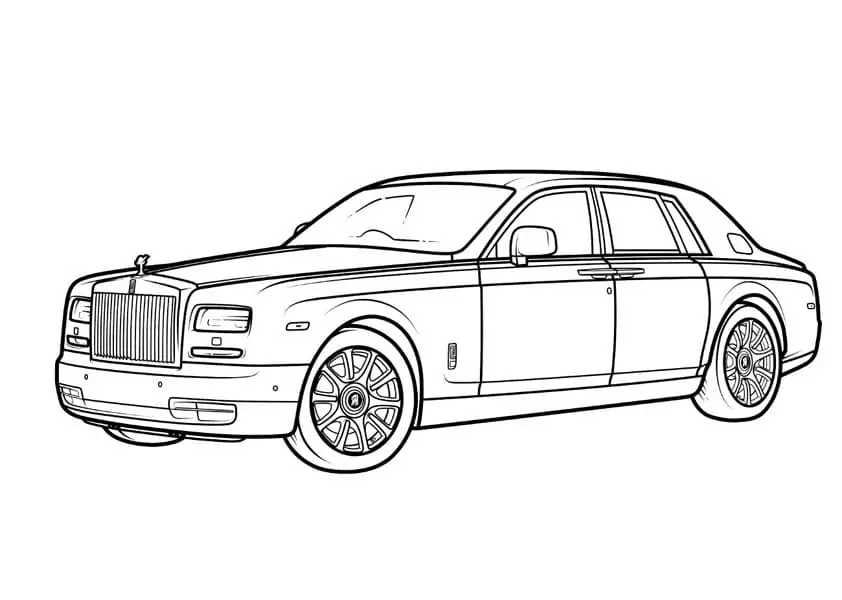 Rolls royce malvorlagen