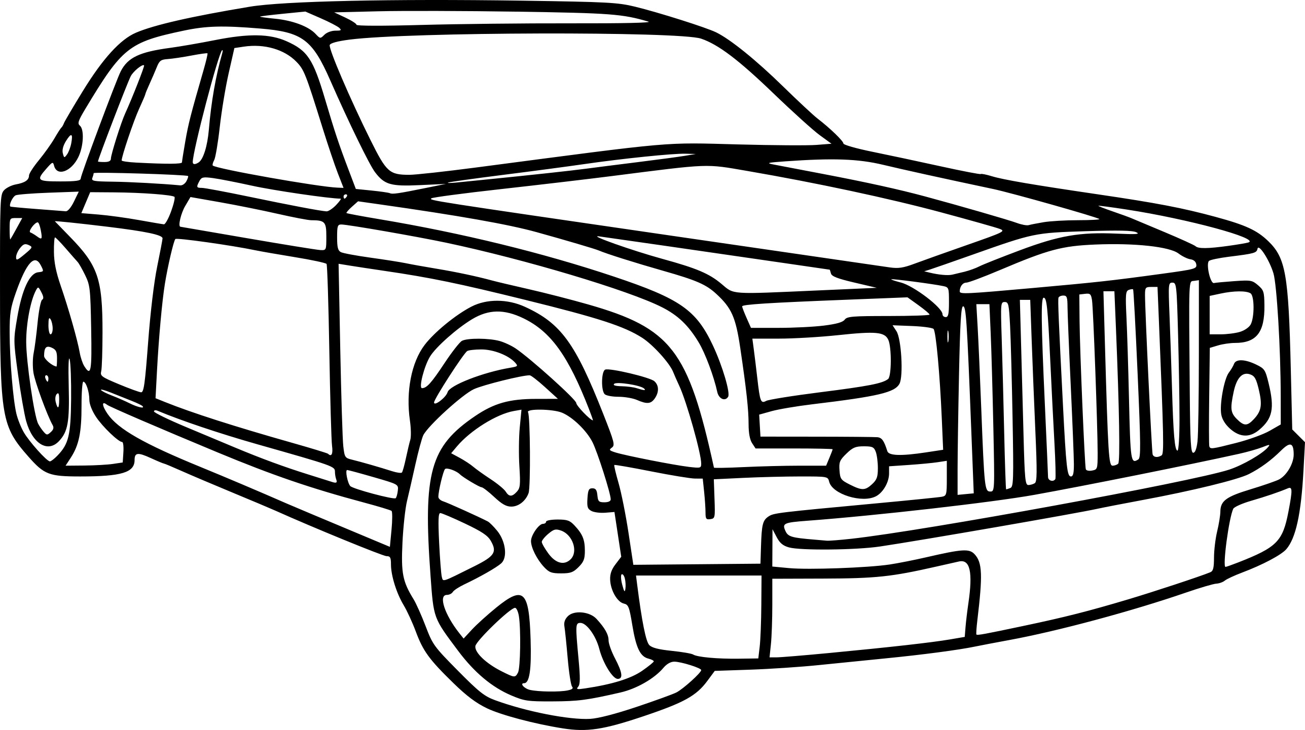 Rolls royce car coloring page