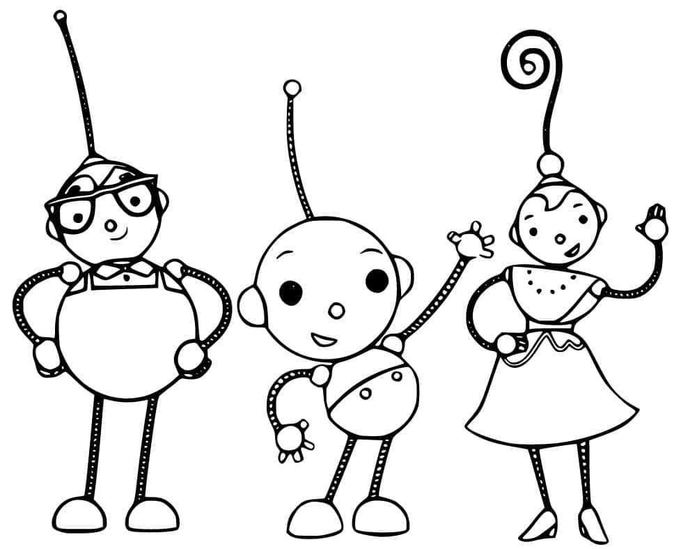 Olie polie and a ball coloring page