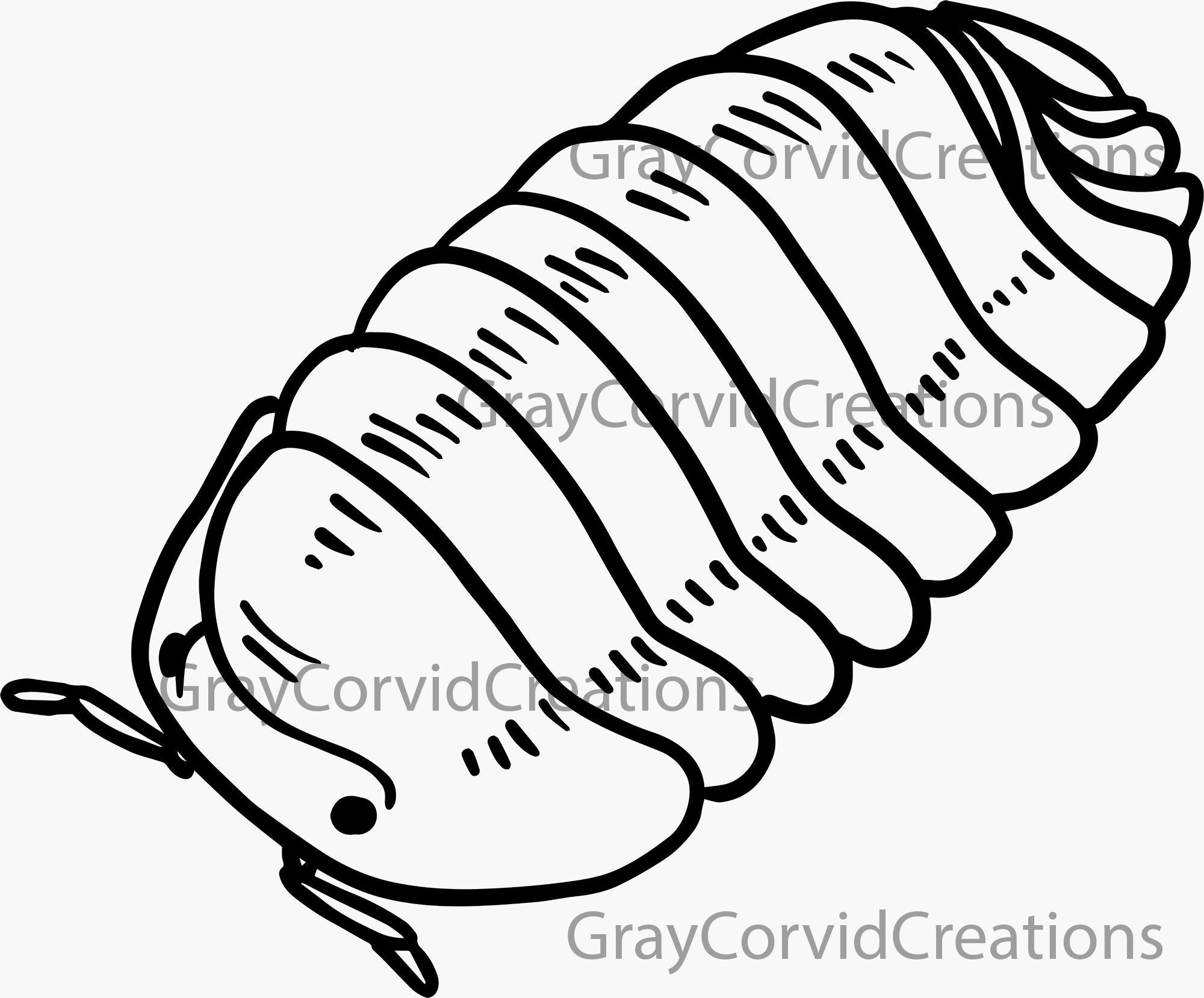 Rubber ducky isopod svg digital file