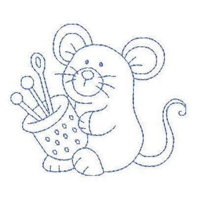 Roly poly sewing mouse machine embroidery design rosieday embroidery â