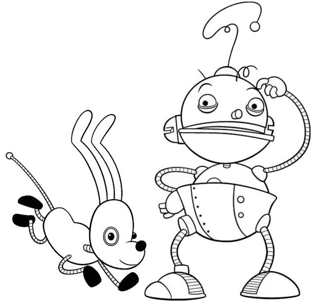 Six fun rolie polie olie coloring pages for children