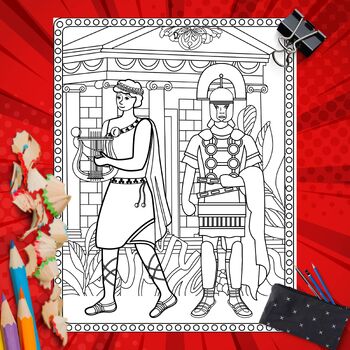 Ancient rome coloring pages roman empire coloring sheets tpt