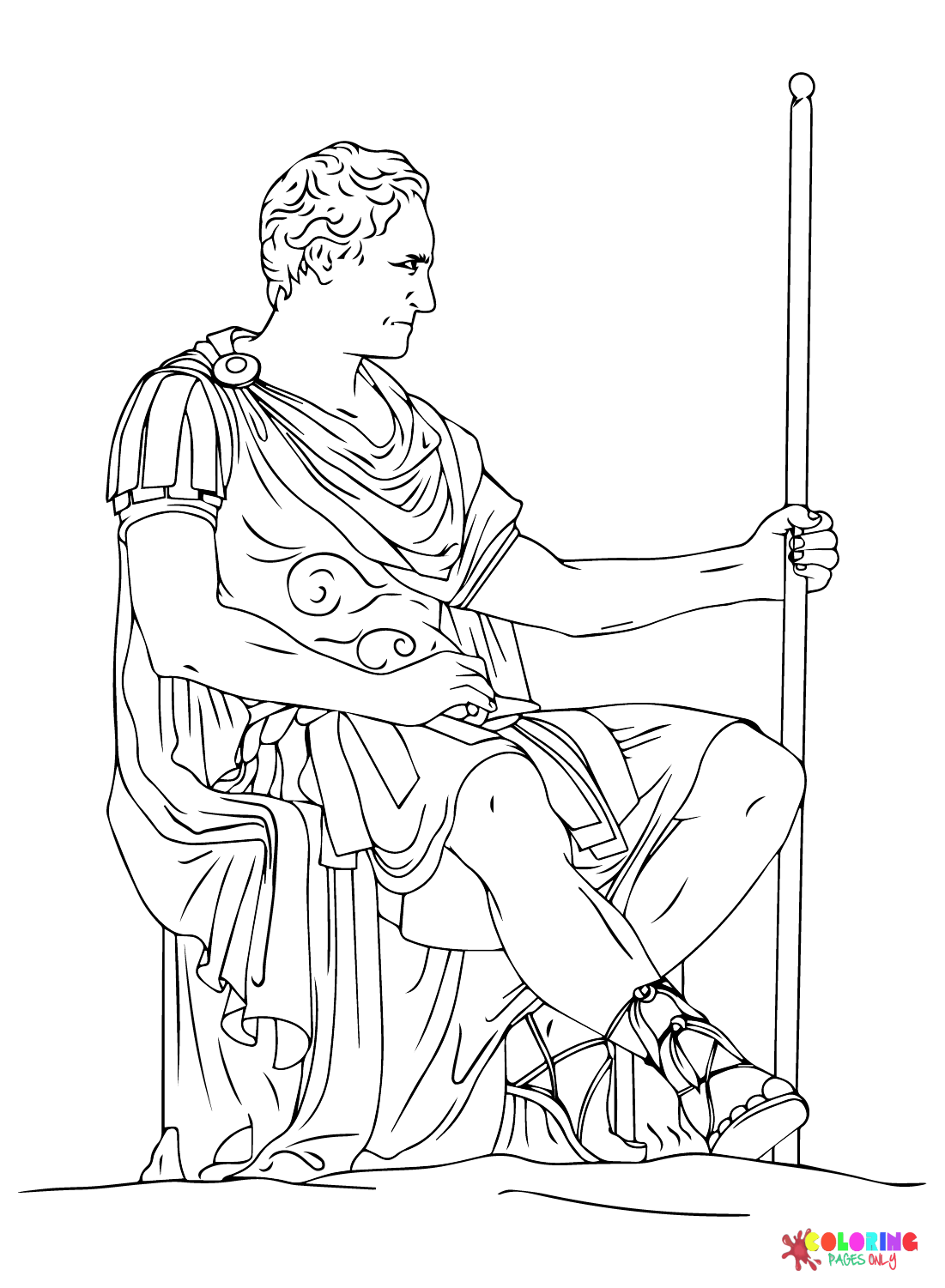 Ancient rome and roman empire coloring pages printable for free download