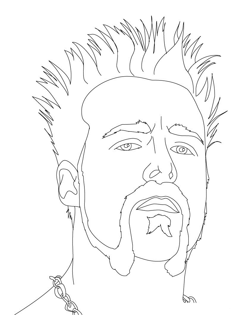 Free printable wwe coloring pages for kids