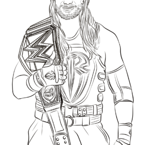 Wwe coloring pages printable for free download