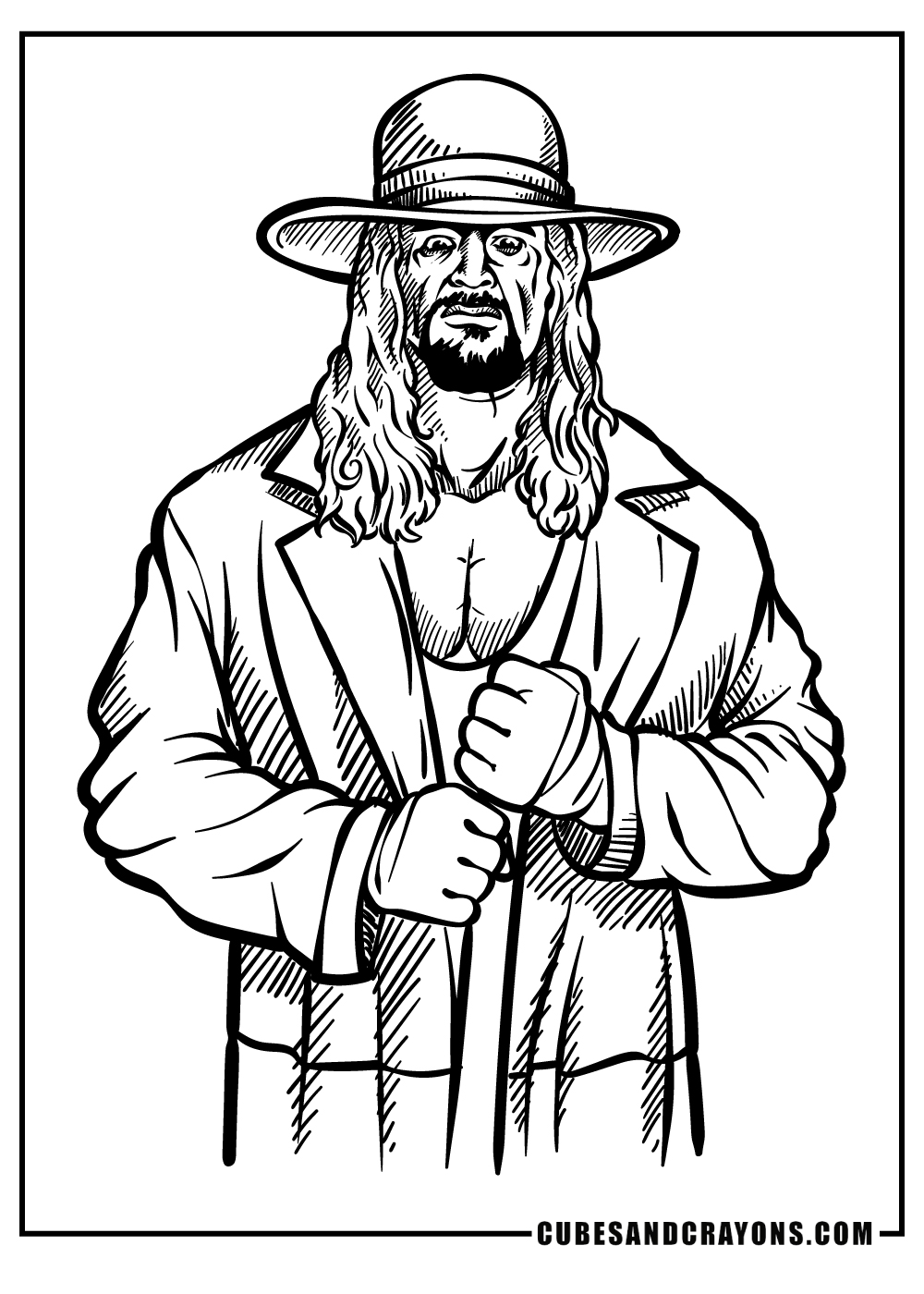 Wwe coloring pages free printables