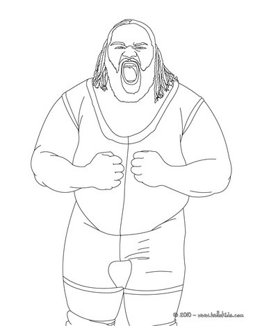 Mark henry coloring pages