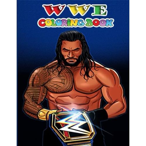 Wwe coloring book lets color your favorite lebanon