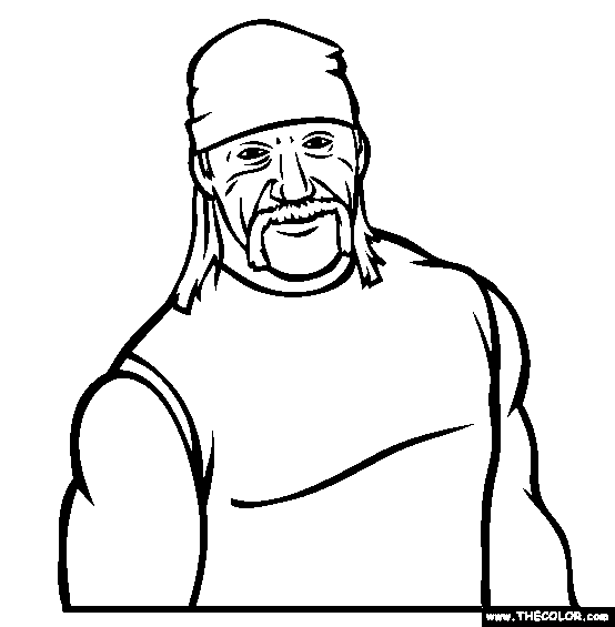 Wwe coloring pages