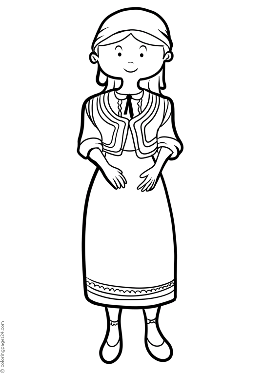 Romania coloring pages