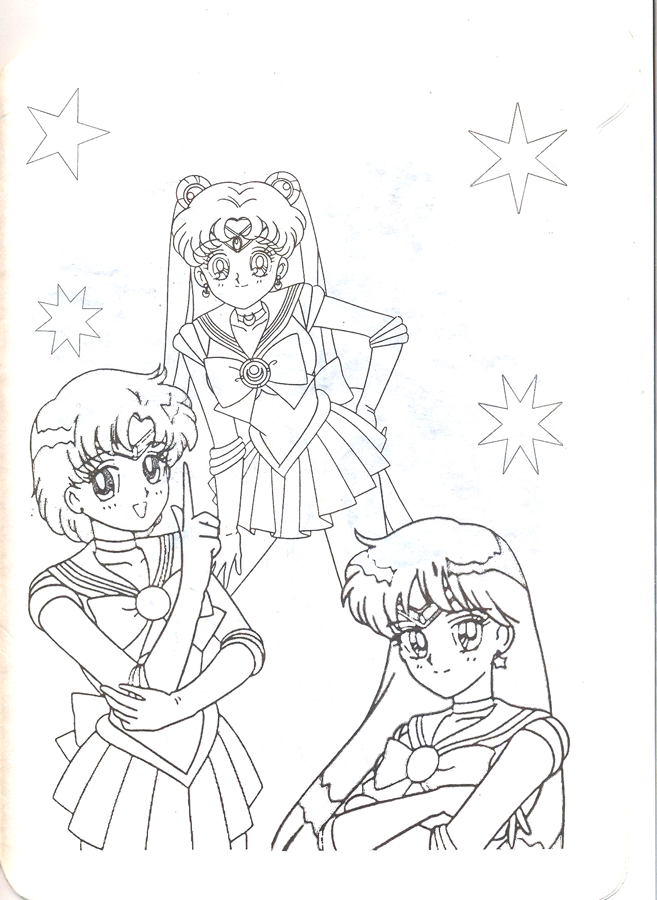 Romanian sailor moon coloring book â miss dream