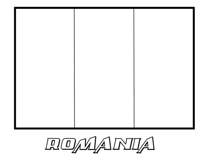 Romania coloring pages