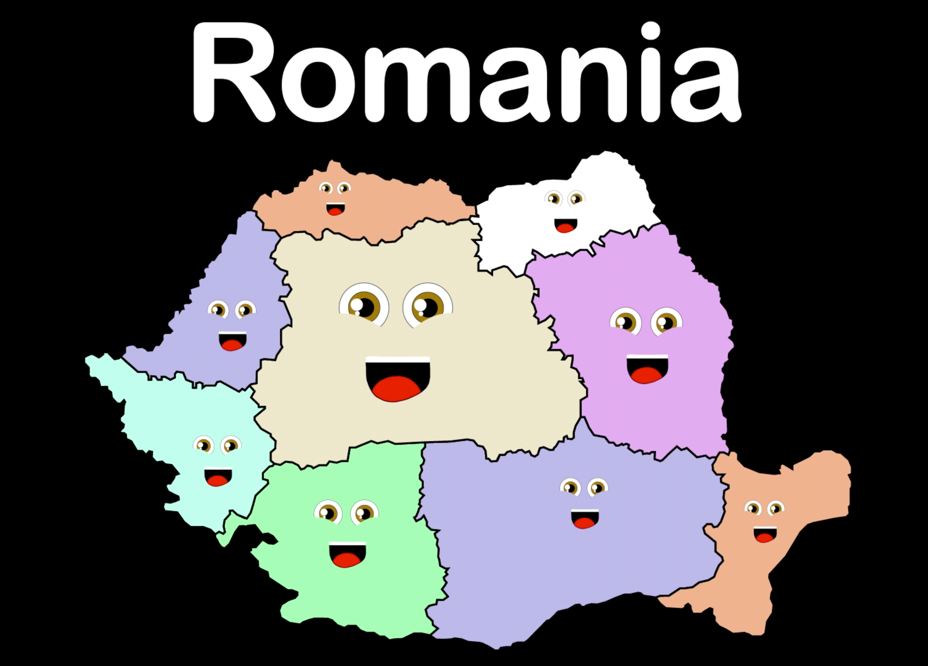 Romania coloring sheet â kids learning tube