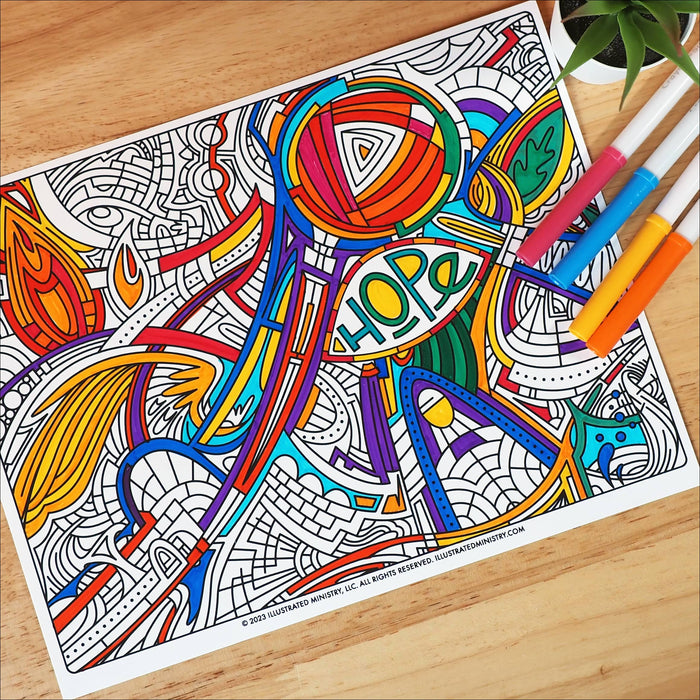 Advent coloring pages â illustrated ministry