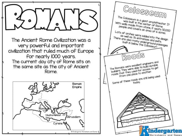 Free printable ancient romans coloring pages