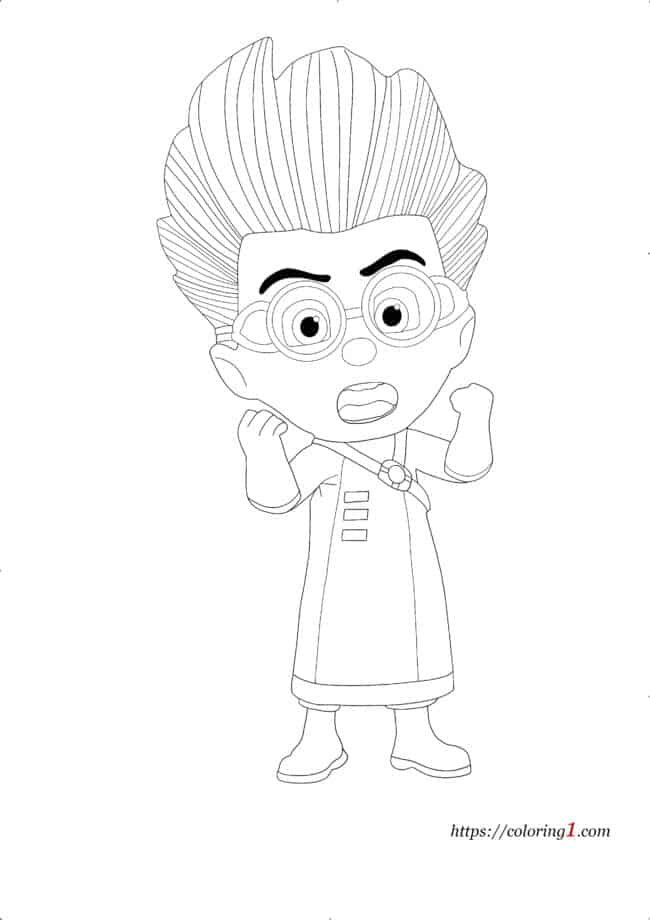 Pj masks coloring pages