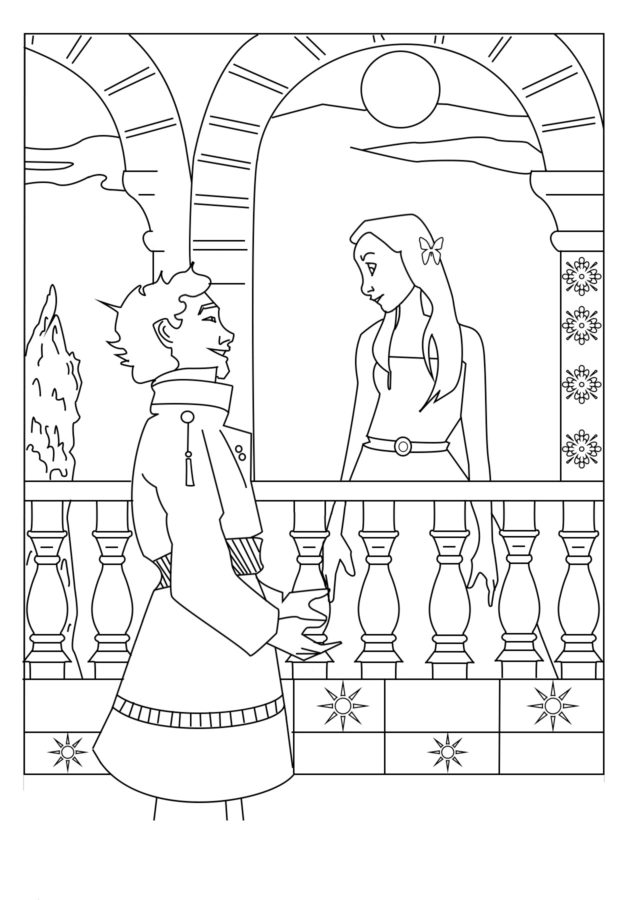 Romeo and juliet coloring pages