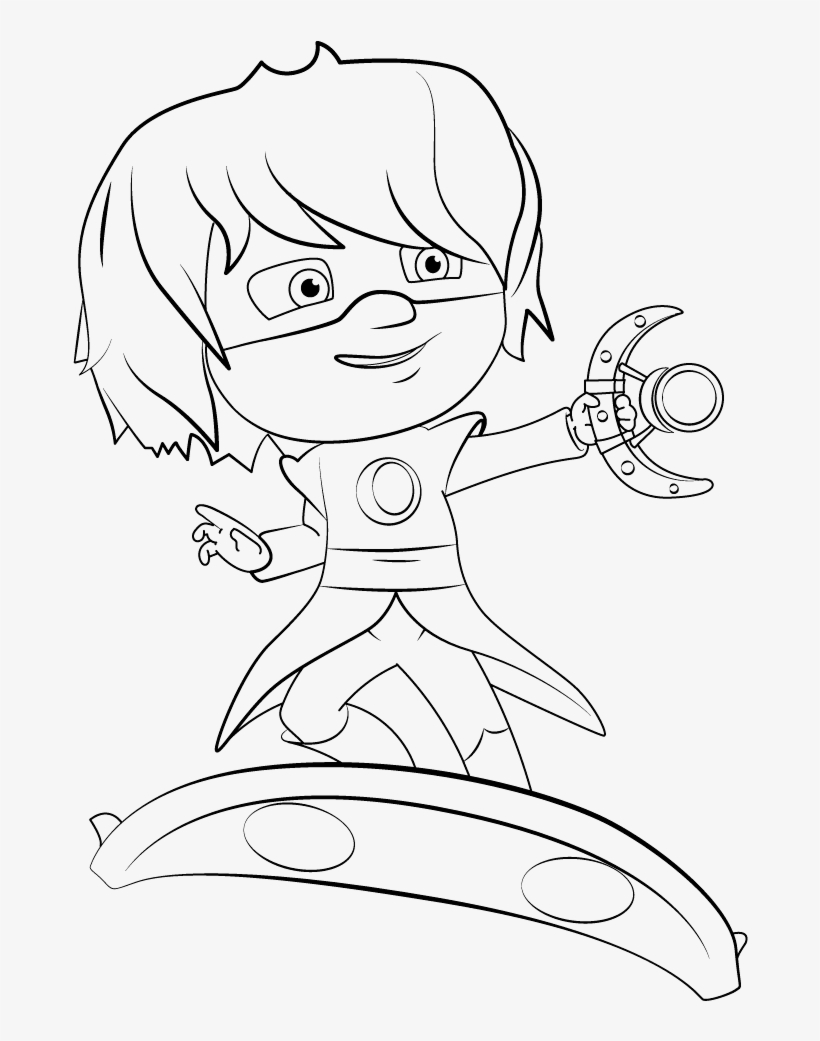 Unique pj masks coloring pages