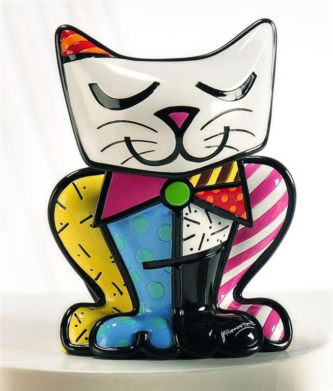 Romero britto squeaky cat third edition