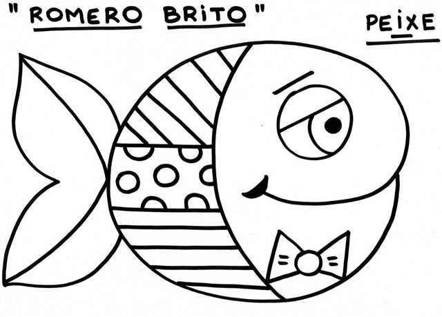 Romero britto desenhos colouring pages bf britto art romero britto art curtain fabric patterns